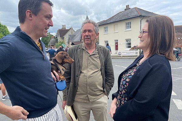 Bella meets constituents from Southwick and Wickham