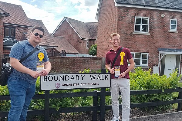 Canvassing in the new Fareham and Waterlooville constituency leads to a lot more walking!